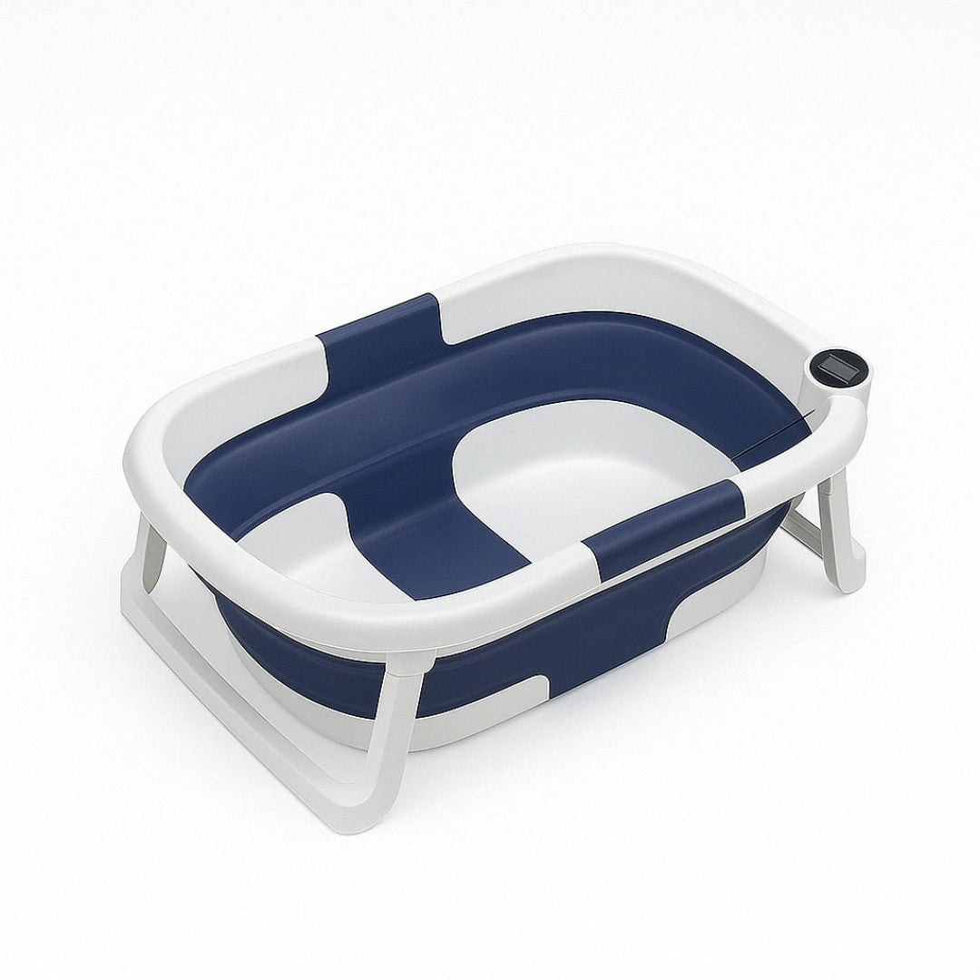 Baignoire Bébé Pliante avec Thermomètre – Sécurité et Confort au Quotidien