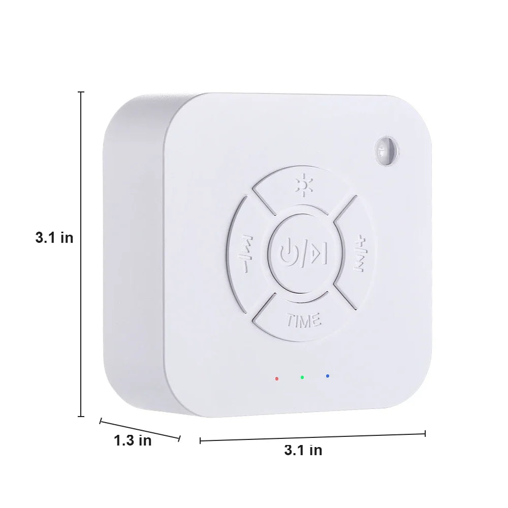 Machine sonore à 9 sons apaisants, bruit blanc, sucette de sommeil avec minuterie de lumière respiratoire, charge de Type C pour bébé, maison, bureau, voyage