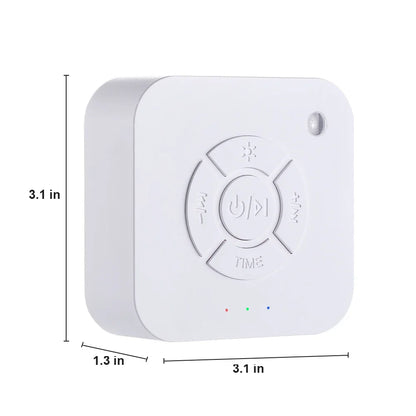 Machine sonore à 9 sons apaisants, bruit blanc, sucette de sommeil avec minuterie de lumière respiratoire, charge de Type C pour bébé, maison, bureau, voyage