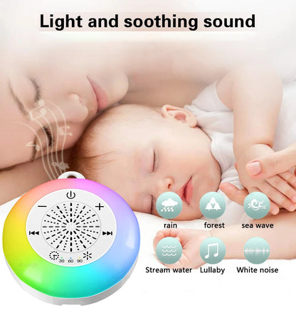Machine à bruit blanc pour bébé, Rechargeable par USB, arrêt temporisé, 22 chansons, sons apaisants, aide au sommeil, pour bébés et adultes