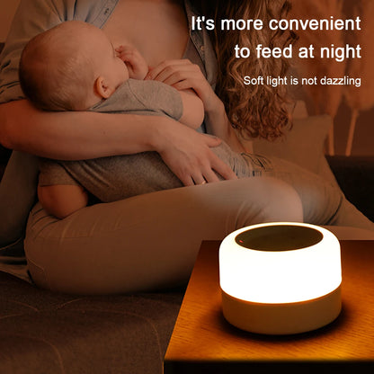 Machine à sons avec veilleuse pour bébé, portable, tactile, réglable, aste par USB, maison, voyage, sommeil, relaxation