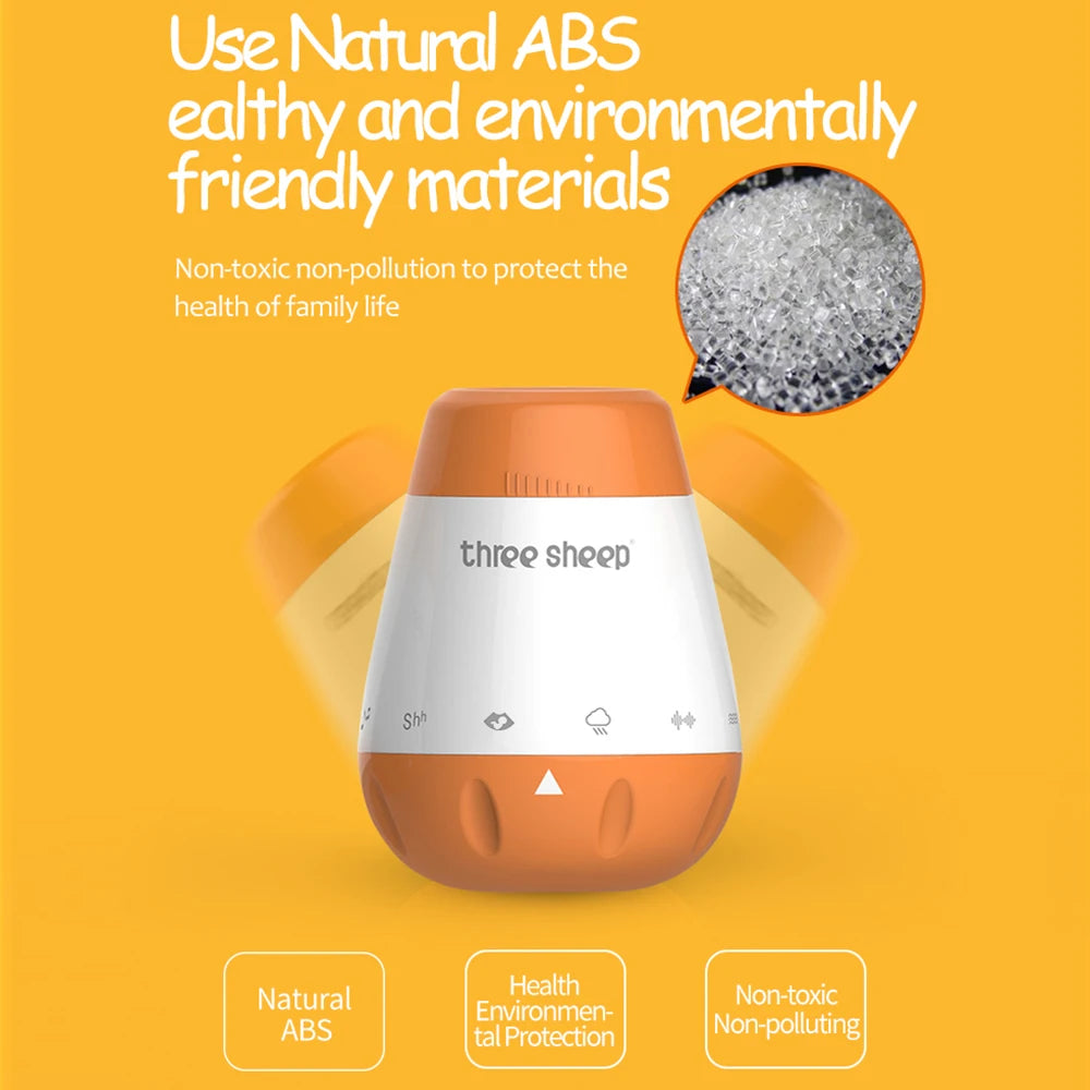 Machine à bruit blanc pour bébé, musique intelligente, capteur vocal, aide à mauvais sommeil, thérapie, moniteur sonore, générateur pour bébés, jouet relaxant