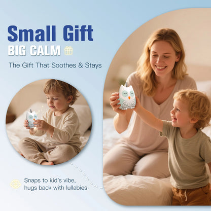 Machine à bruit blanc portable, assistant de sommeil pour bébé, détection intelligente des pleurs, 15 sons apaisants, veilleuse, minuterie, cadeau de naissance