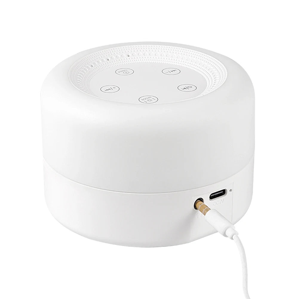 Machine à sons avec veilleuse pour bébé, portable, tactile, réglable, aste par USB, maison, voyage, sommeil, relaxation