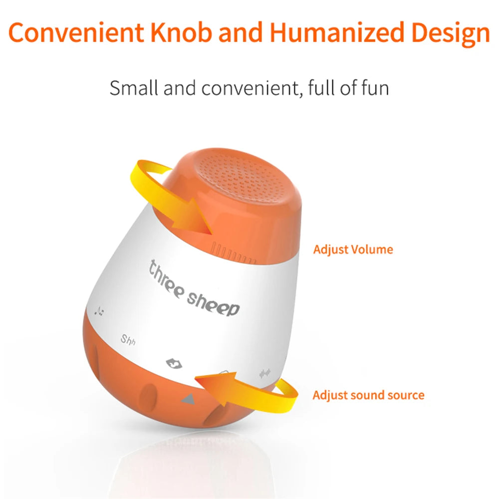 Machine à bruit blanc pour bébé, musique intelligente, capteur vocal, aide à mauvais sommeil, thérapie, moniteur sonore, générateur pour bébés, jouet relaxant