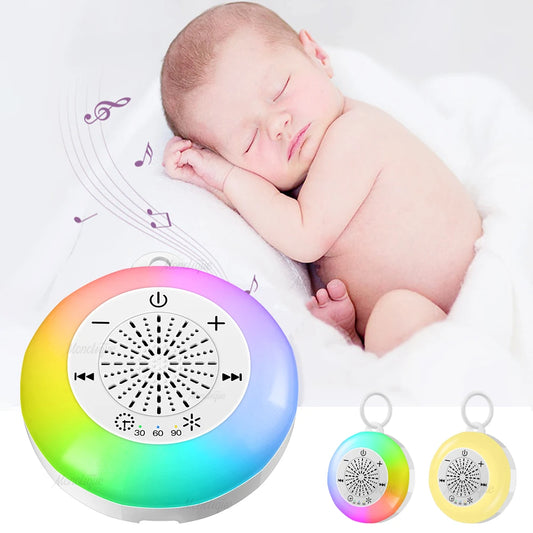 Machine à bruit blanc pour bébé, Rechargeable par USB, arrêt temporisé, 22 chansons, sons apaisants, aide au sommeil, pour bébés et adultes