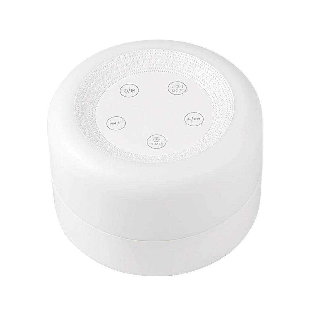 Machine à sons avec veilleuse pour bébé, portable, tactile, réglable, aste par USB, maison, voyage, sommeil, relaxation